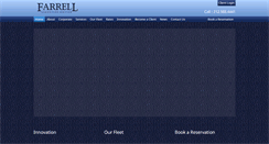 Desktop Screenshot of farrellslimousine.com